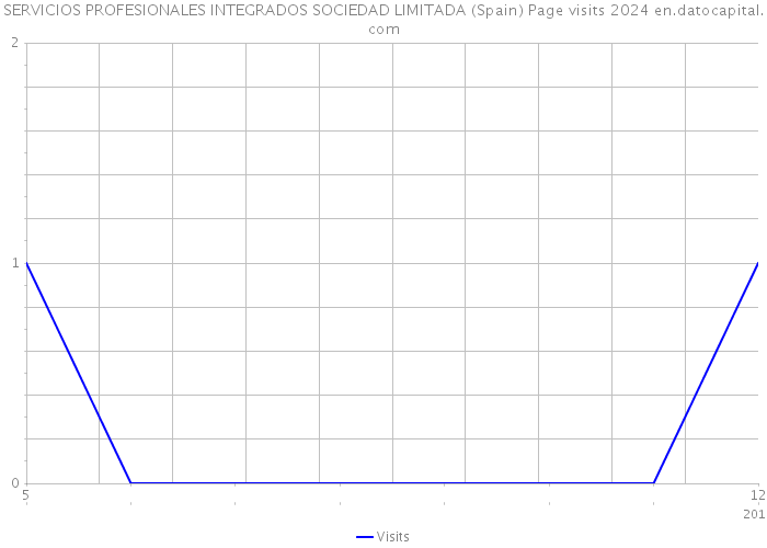 SERVICIOS PROFESIONALES INTEGRADOS SOCIEDAD LIMITADA (Spain) Page visits 2024 