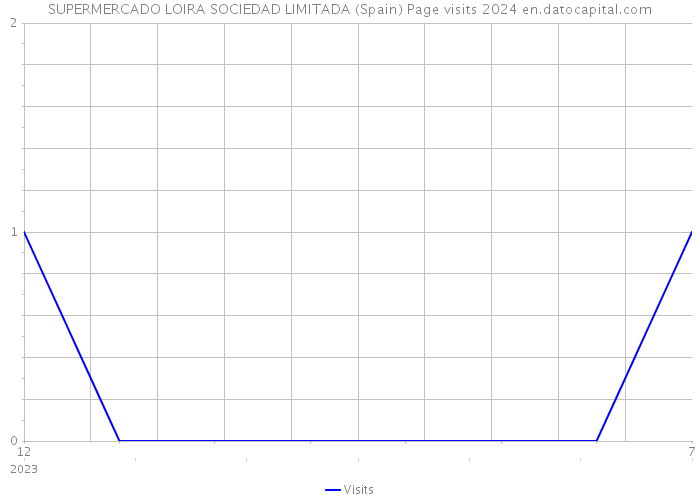 SUPERMERCADO LOIRA SOCIEDAD LIMITADA (Spain) Page visits 2024 