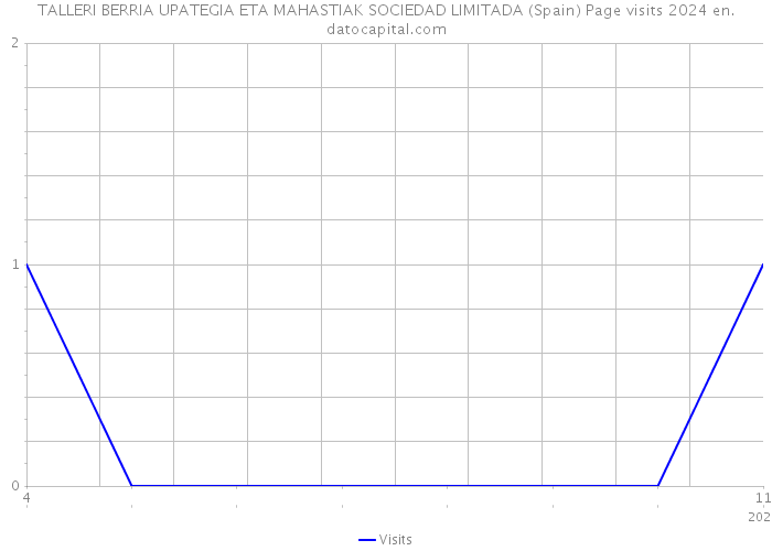 TALLERI BERRIA UPATEGIA ETA MAHASTIAK SOCIEDAD LIMITADA (Spain) Page visits 2024 