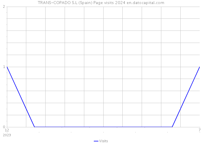 TRANS-COPADO S.L (Spain) Page visits 2024 
