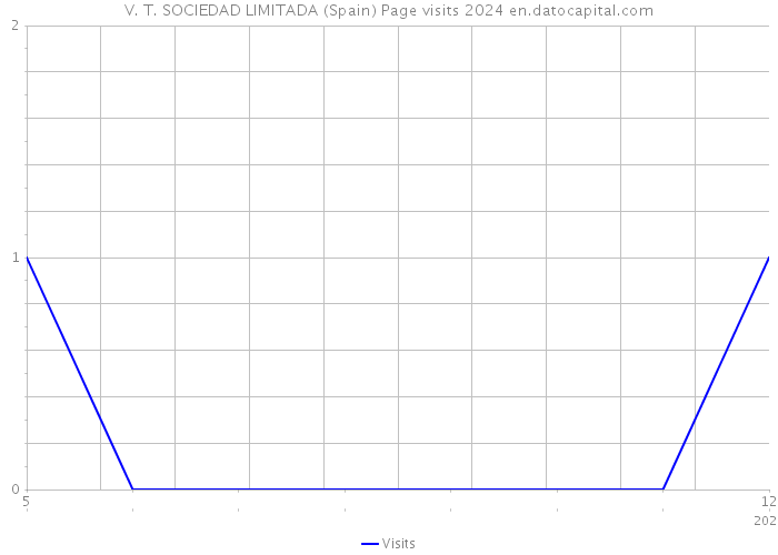 V. T. SOCIEDAD LIMITADA (Spain) Page visits 2024 
