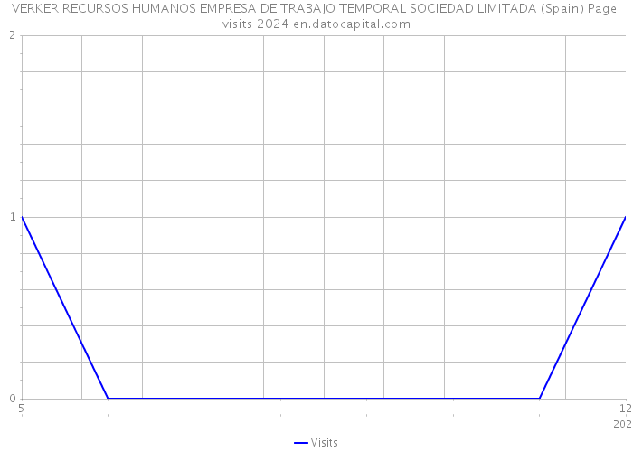 VERKER RECURSOS HUMANOS EMPRESA DE TRABAJO TEMPORAL SOCIEDAD LIMITADA (Spain) Page visits 2024 