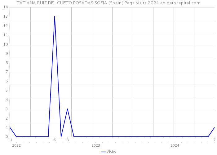 TATIANA RUIZ DEL CUETO POSADAS SOFIA (Spain) Page visits 2024 
