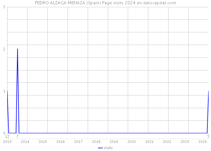 PEDRO ALZAGA MENAZA (Spain) Page visits 2024 