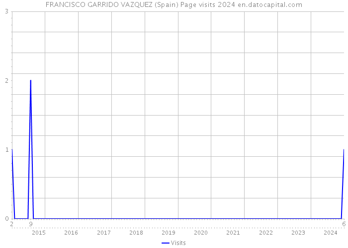FRANCISCO GARRIDO VAZQUEZ (Spain) Page visits 2024 