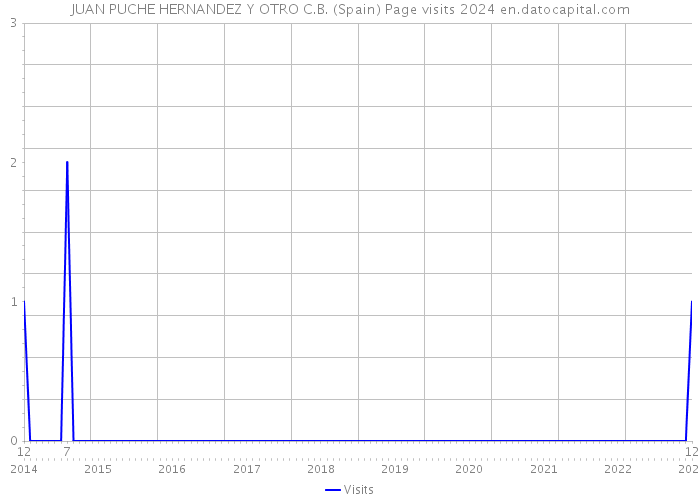 JUAN PUCHE HERNANDEZ Y OTRO C.B. (Spain) Page visits 2024 