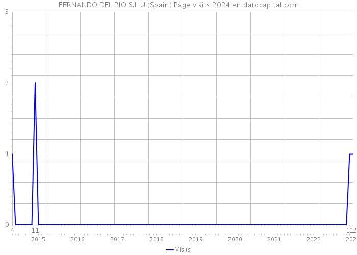 FERNANDO DEL RIO S.L.U (Spain) Page visits 2024 