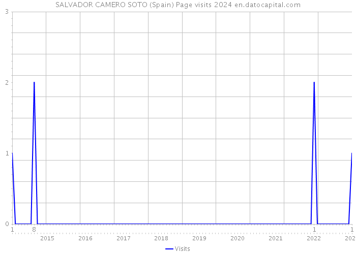 SALVADOR CAMERO SOTO (Spain) Page visits 2024 