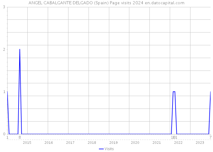 ANGEL CABALGANTE DELGADO (Spain) Page visits 2024 