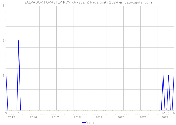 SALVADOR FORASTER ROVIRA (Spain) Page visits 2024 