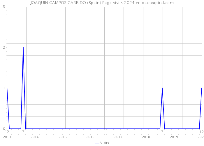 JOAQUIN CAMPOS GARRIDO (Spain) Page visits 2024 