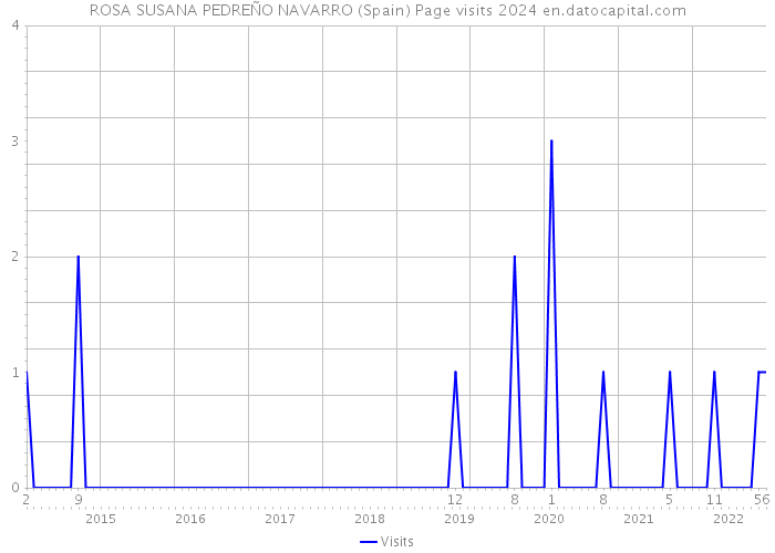 ROSA SUSANA PEDREÑO NAVARRO (Spain) Page visits 2024 