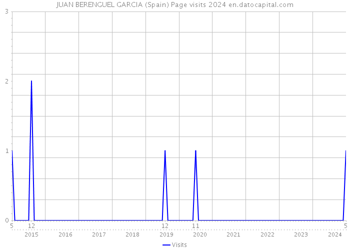JUAN BERENGUEL GARCIA (Spain) Page visits 2024 