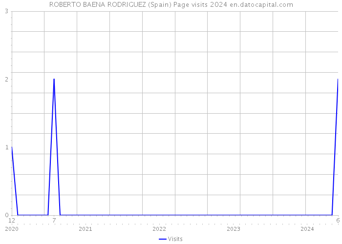 ROBERTO BAENA RODRIGUEZ (Spain) Page visits 2024 