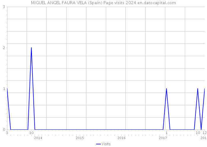 MIGUEL ANGEL FAURA VELA (Spain) Page visits 2024 
