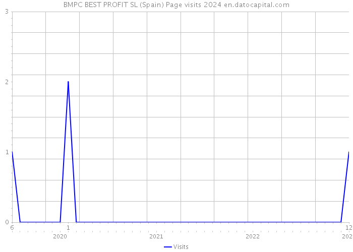 BMPC BEST PROFIT SL (Spain) Page visits 2024 