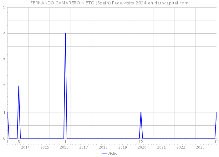 FERNANDO CAMARERO NIETO (Spain) Page visits 2024 