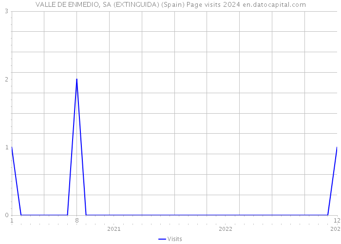 VALLE DE ENMEDIO, SA (EXTINGUIDA) (Spain) Page visits 2024 