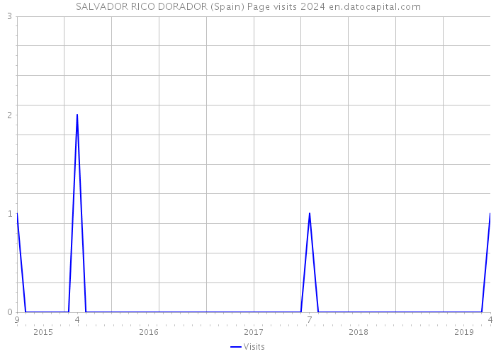 SALVADOR RICO DORADOR (Spain) Page visits 2024 
