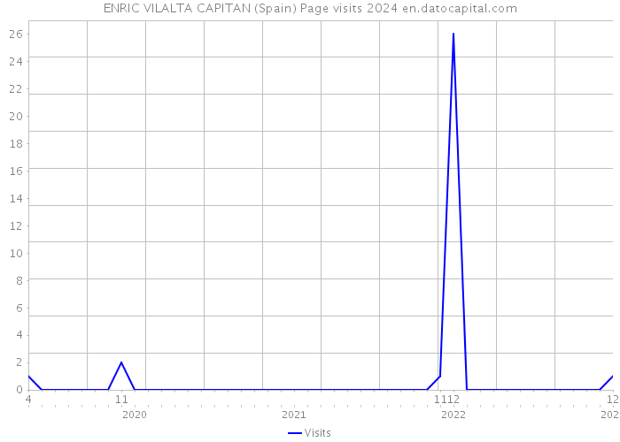ENRIC VILALTA CAPITAN (Spain) Page visits 2024 