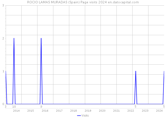 ROCIO LAMAS MURADAS (Spain) Page visits 2024 
