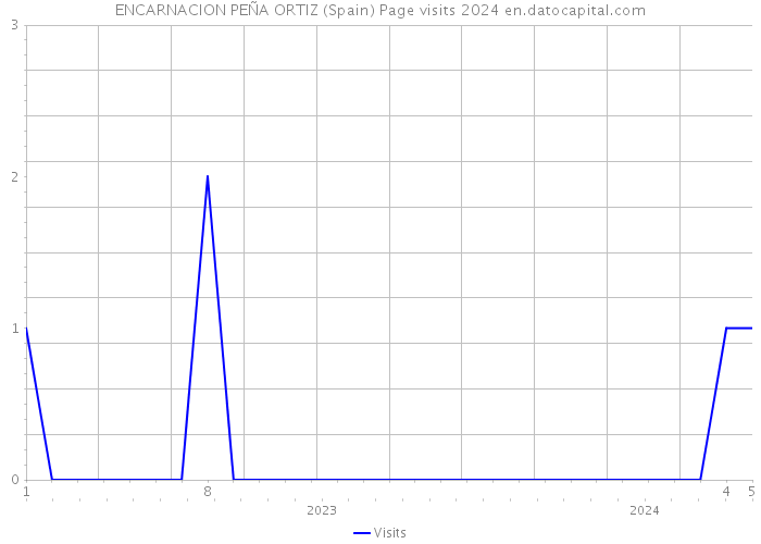 ENCARNACION PEÑA ORTIZ (Spain) Page visits 2024 