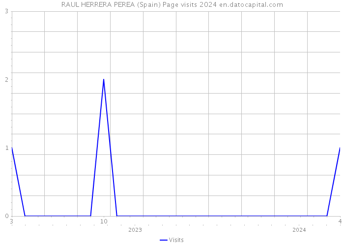 RAUL HERRERA PEREA (Spain) Page visits 2024 