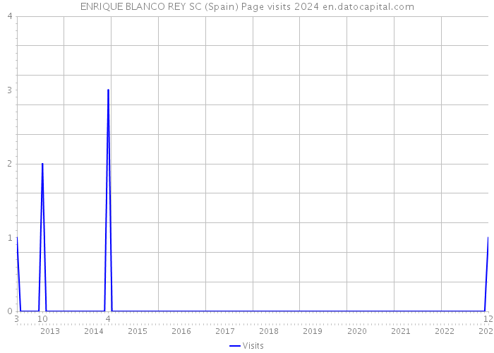 ENRIQUE BLANCO REY SC (Spain) Page visits 2024 