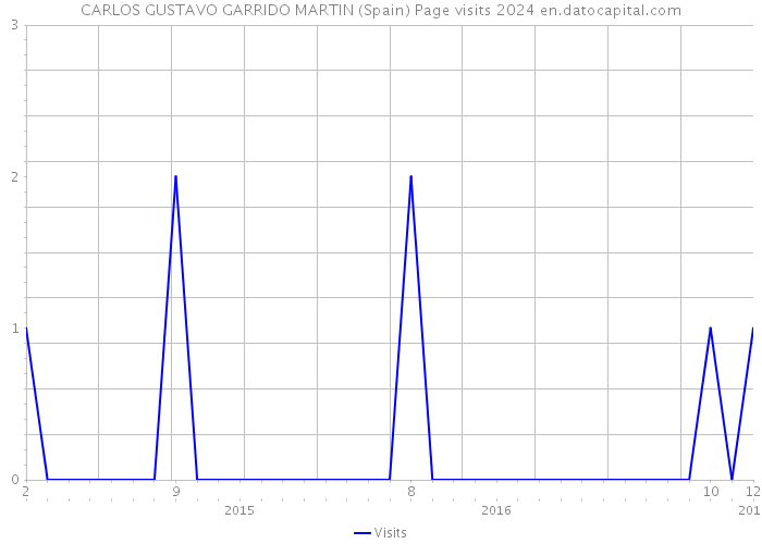 CARLOS GUSTAVO GARRIDO MARTIN (Spain) Page visits 2024 