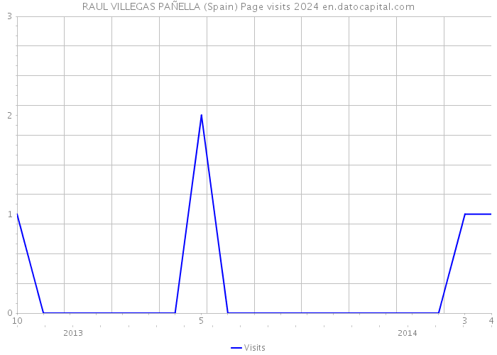 RAUL VILLEGAS PAÑELLA (Spain) Page visits 2024 