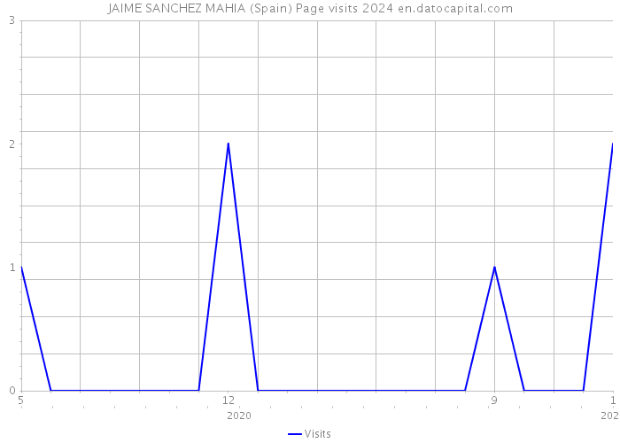 JAIME SANCHEZ MAHIA (Spain) Page visits 2024 