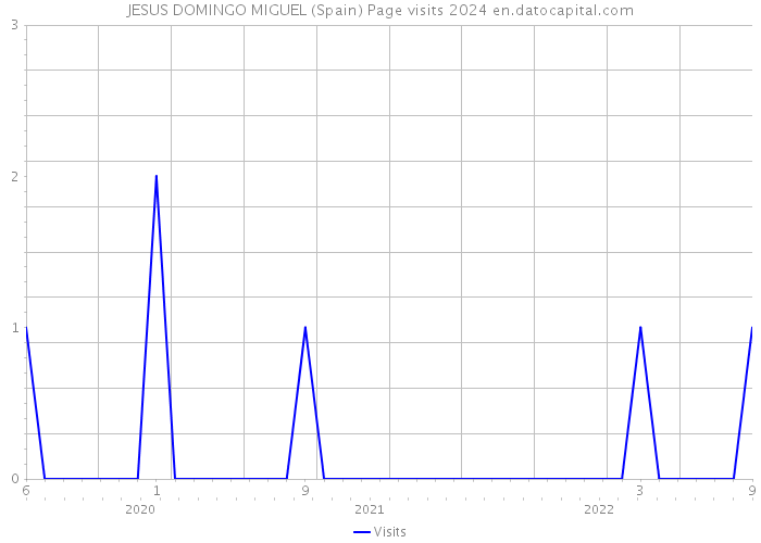 JESUS DOMINGO MIGUEL (Spain) Page visits 2024 