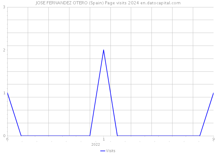 JOSE FERNANDEZ OTERO (Spain) Page visits 2024 