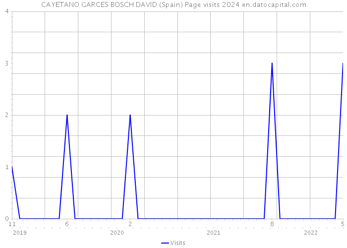 CAYETANO GARCES BOSCH DAVID (Spain) Page visits 2024 