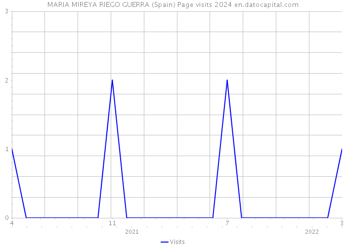 MARIA MIREYA RIEGO GUERRA (Spain) Page visits 2024 