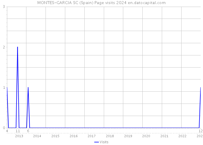 MONTES-GARCIA SC (Spain) Page visits 2024 