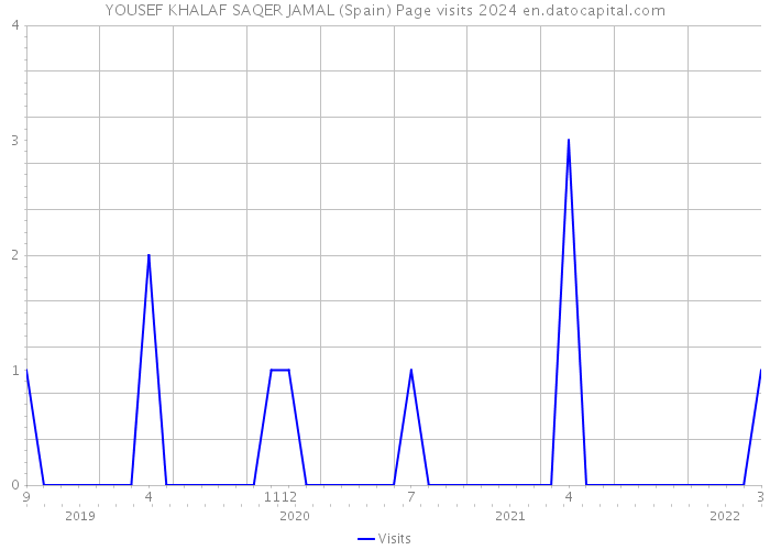 YOUSEF KHALAF SAQER JAMAL (Spain) Page visits 2024 