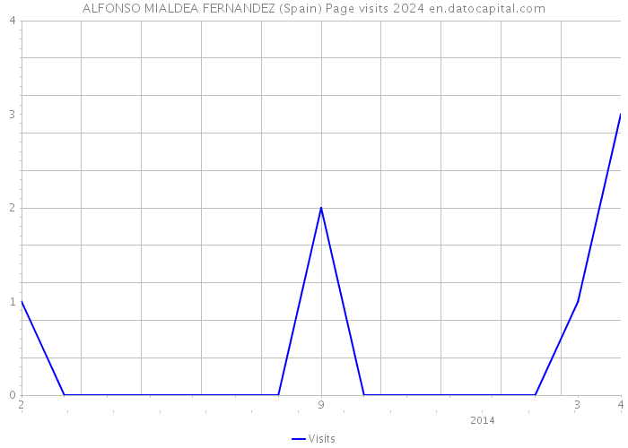 ALFONSO MIALDEA FERNANDEZ (Spain) Page visits 2024 