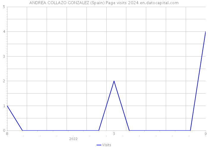 ANDREA COLLAZO GONZALEZ (Spain) Page visits 2024 