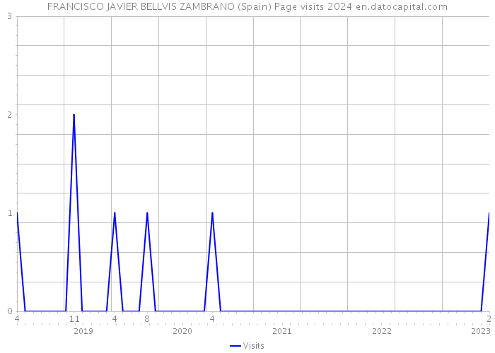 FRANCISCO JAVIER BELLVIS ZAMBRANO (Spain) Page visits 2024 