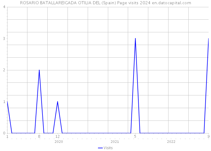 ROSARIO BATALLAREIGADA OTILIA DEL (Spain) Page visits 2024 