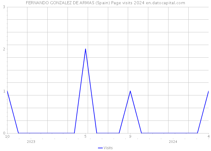 FERNANDO GONZALEZ DE ARMAS (Spain) Page visits 2024 