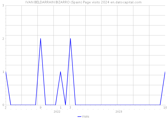 IVAN BELDARRAIN BIZARRO (Spain) Page visits 2024 