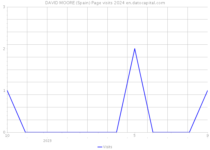 DAVID MOORE (Spain) Page visits 2024 