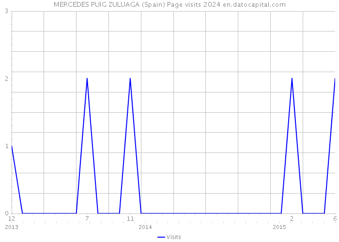 MERCEDES PUIG ZULUAGA (Spain) Page visits 2024 