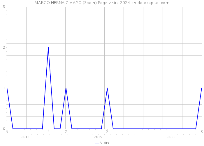 MARCO HERNAIZ MAYO (Spain) Page visits 2024 