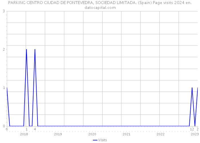 PARKING CENTRO CIUDAD DE PONTEVEDRA, SOCIEDAD LIMITADA. (Spain) Page visits 2024 