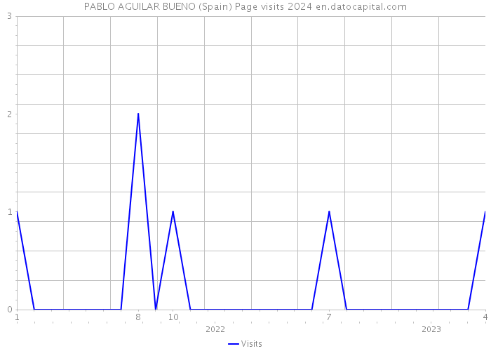 PABLO AGUILAR BUENO (Spain) Page visits 2024 
