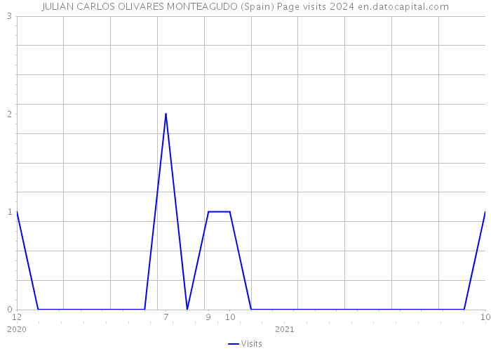 JULIAN CARLOS OLIVARES MONTEAGUDO (Spain) Page visits 2024 