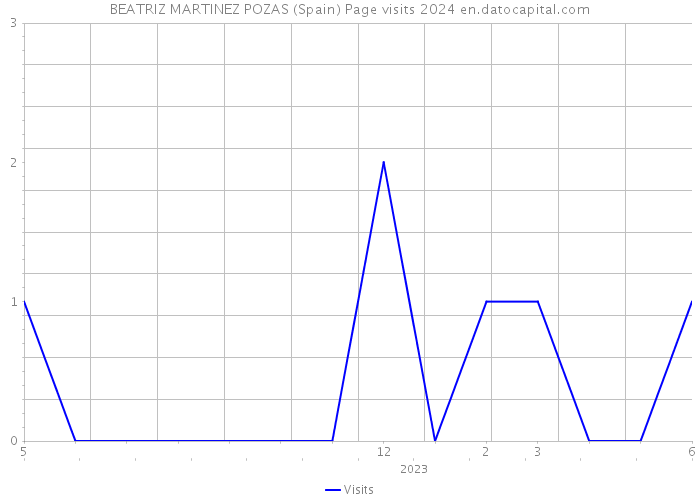 BEATRIZ MARTINEZ POZAS (Spain) Page visits 2024 